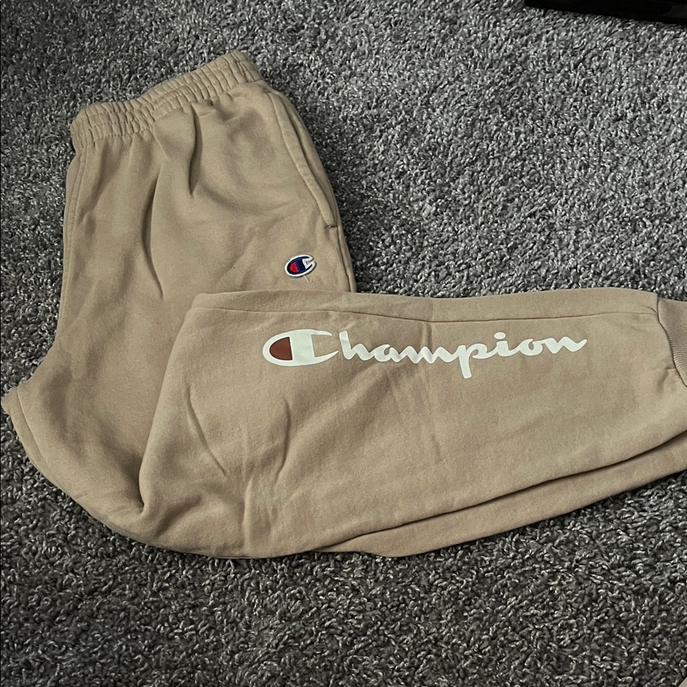 Champion Kids Beige Jogging suit with Logo